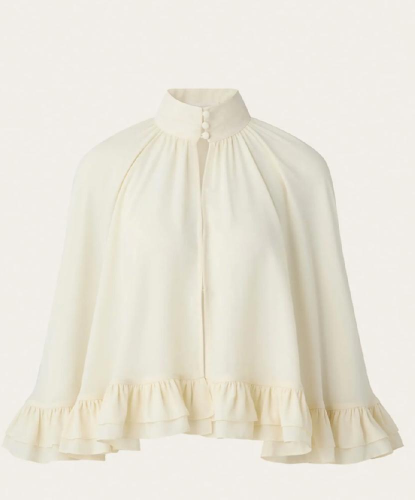 Mariage civil By Malina : Modele Blouse cape Esti 