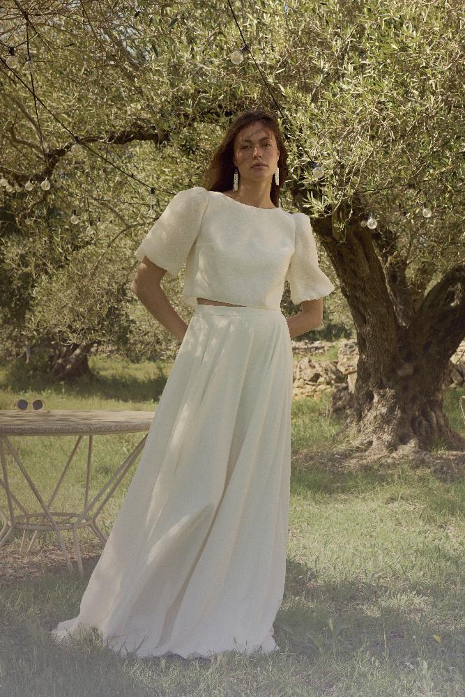 Robes de mariée Laure de Sagazan  : Modele ensemble Nazaré et Izeda