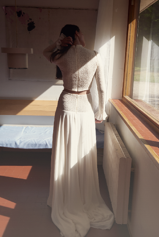 Robes de mariée Laure de Sagazan  : Modele Ensemble Sienne & Bari