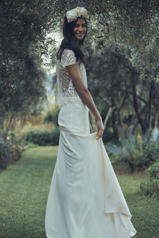 Robes de mariée Laure de Sagazan  : Modele Jupe Cassel