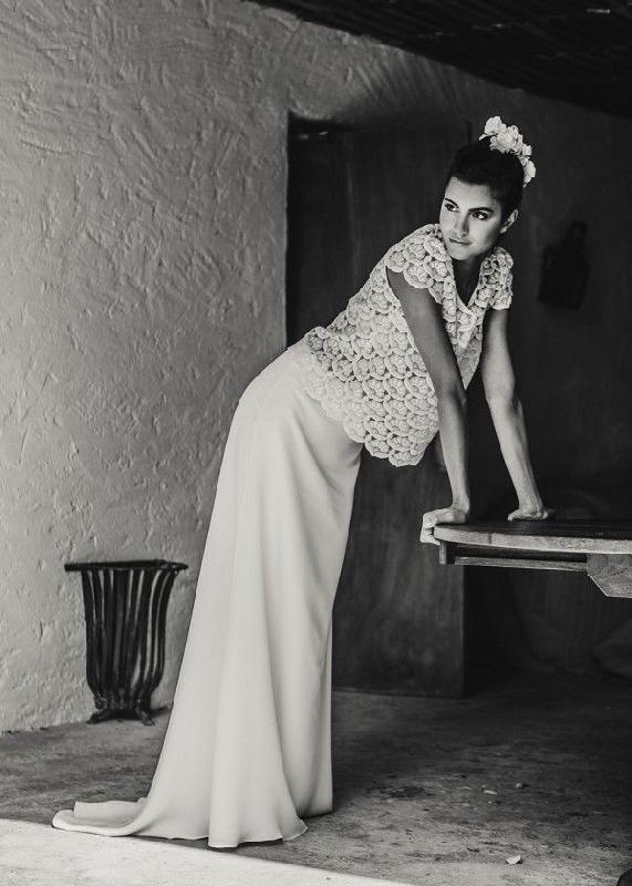 Robes de mariée Laure de Sagazan  : Modele JUPE LODEN