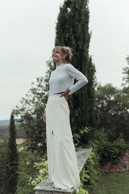 Robes de mariée Laure de Sagazan  : Modele JUPE NOIRET