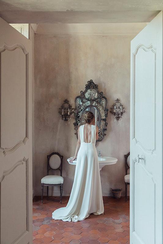 Robes de mariée Laure de Sagazan  : Modele ROBE BLOOM