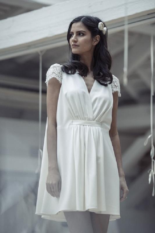 Robes de mariée Laure de Sagazan - Collection civile : Modele Robe Byron 