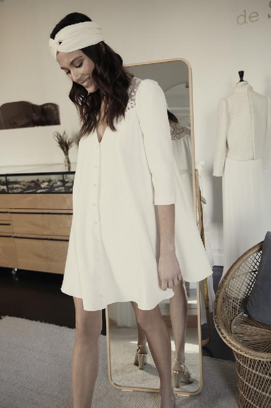 Robes de mariée Laure de Sagazan - Collection civile : Modele Robe Coppée 