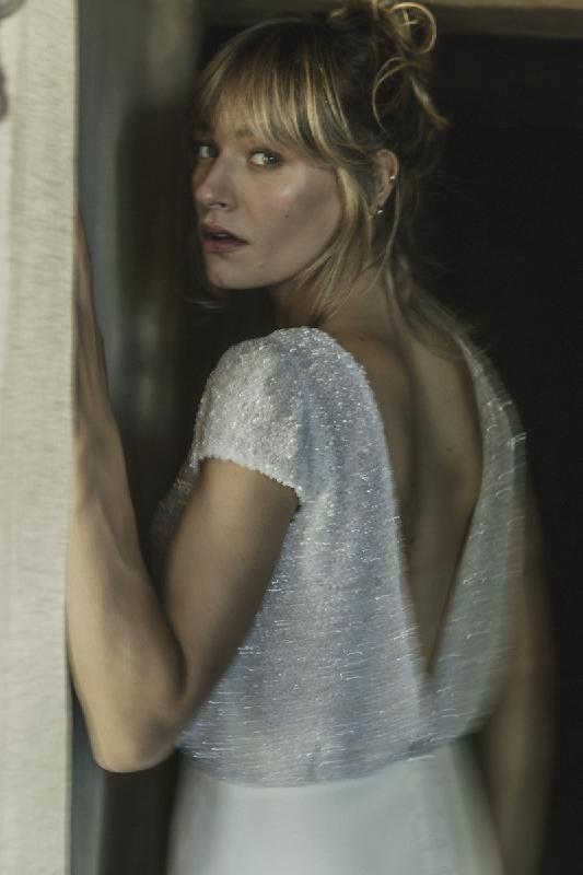 Robes de mariée Laure de Sagazan  : Modele Robe Gabin