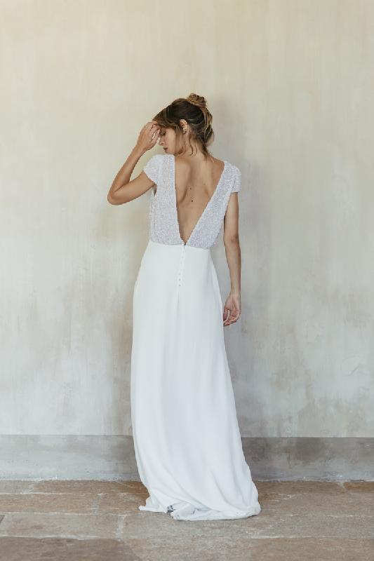 Robes de mariée Laure de Sagazan  : Modele Robe Gabin