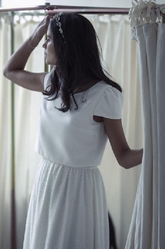 Robes de mariée Laure de Sagazan - Collection civile : Modele Robe Sorel 