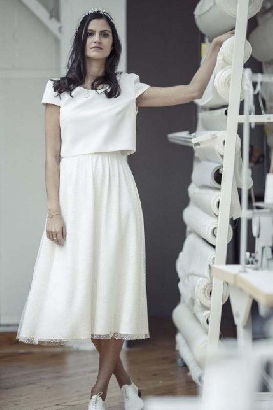 Robes de mariée Laure de Sagazan - Collection civile : Modele Robe Sorel 