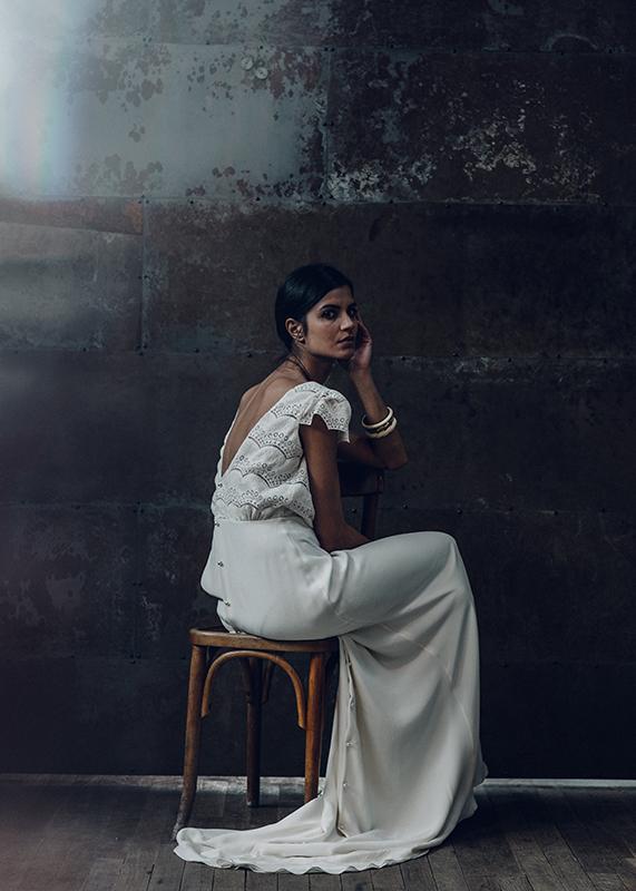 Robes de mariée Laure de Sagazan  : Modele Robe Verlaine 