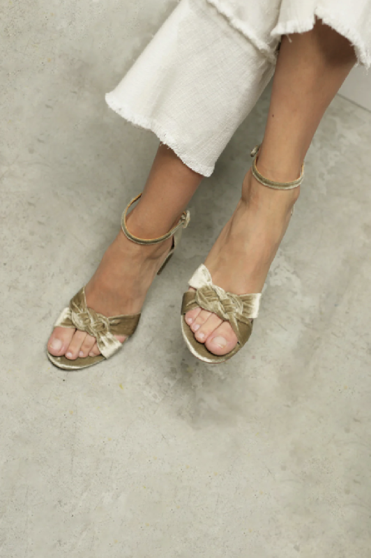 Chaussures Flordeasoka : Modele Sandales Magritte Vert Raisin