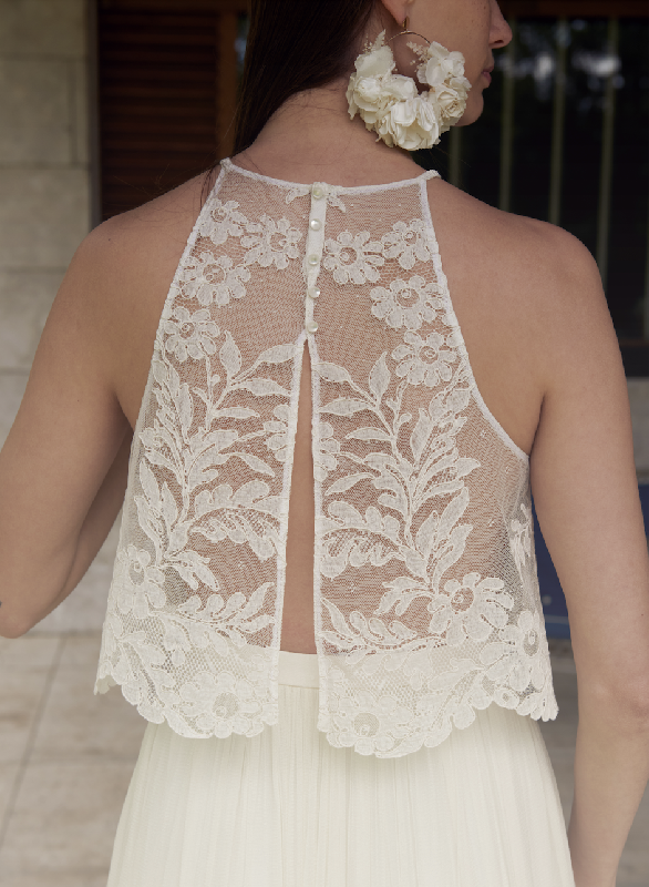 Robes de mariée Laure de Sagazan  : Modele Top Amalfi