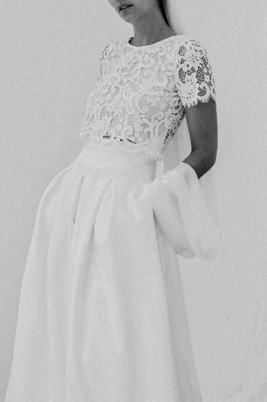 Robes de mariée Victoire Vermeulen : Modele Top Arabesque