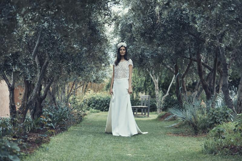 Robes de mariée Laure de Sagazan  : Modele Top Dormoy 