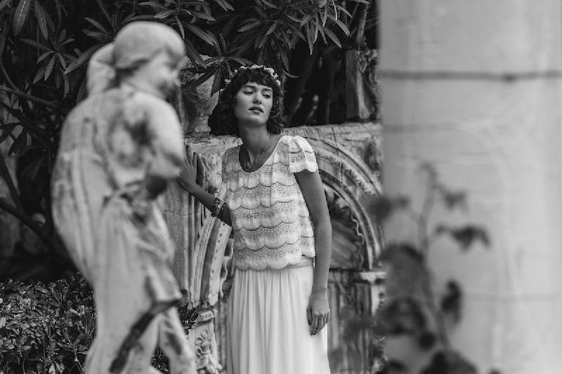 Robes de mariée Laure de Sagazan  : Modele Top Molina