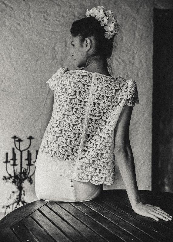 Robes de mariée Laure de Sagazan  : Modele Top Moretti