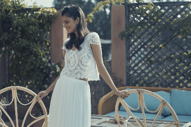 Robes de mariée Laure de Sagazan  : Modele Top Murat