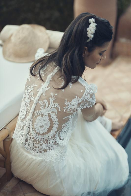 Robes de mariée Laure de Sagazan  : Modele Top Murat