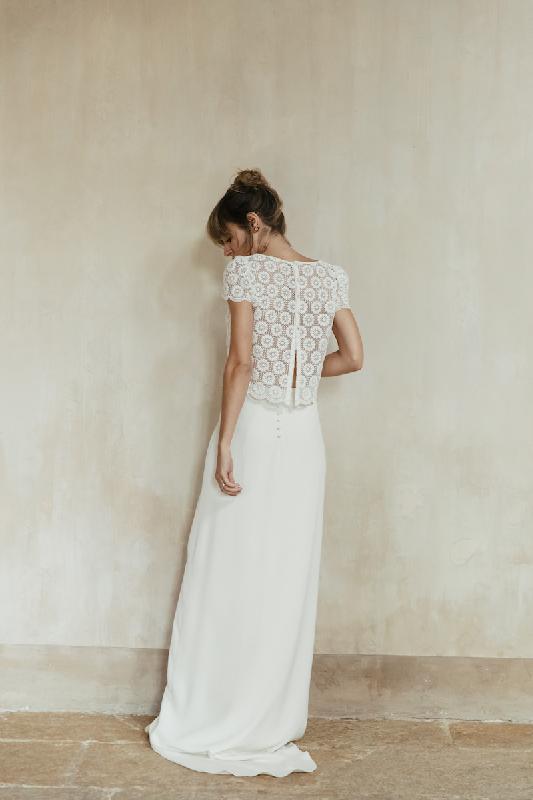Robes de mariée Laure de Sagazan  : Modele Top Ventura 