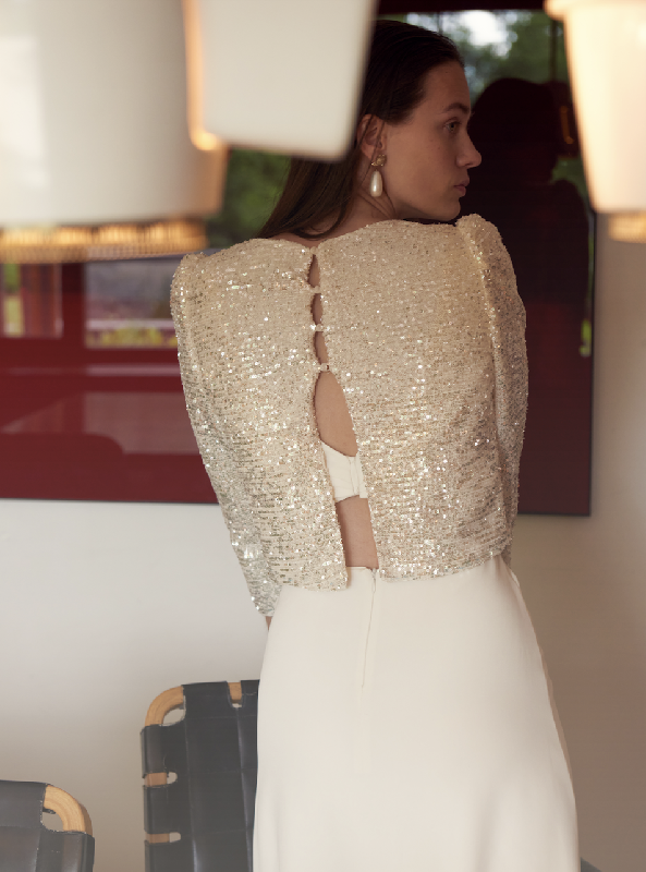 Robes de mariée Laure de Sagazan  : Modele Top Vico